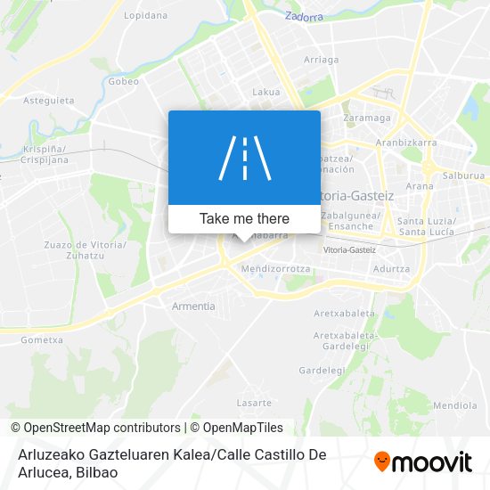 Arluzeako Gazteluaren Kalea / Calle Castillo De Arlucea map