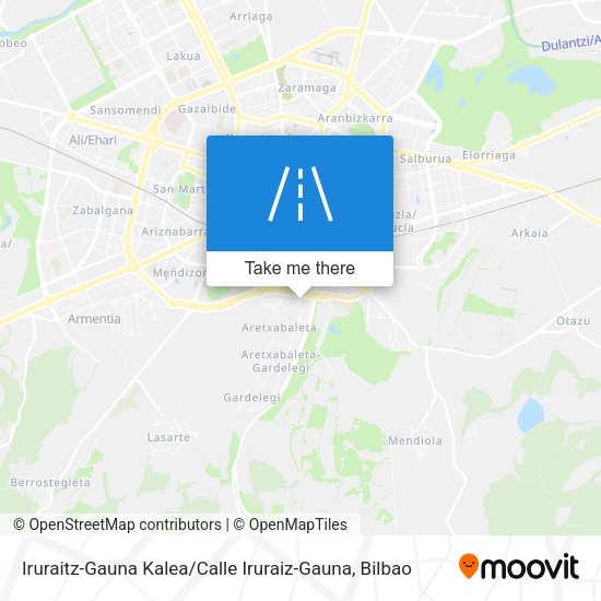 Iruraitz-Gauna Kalea / Calle Iruraiz-Gauna map
