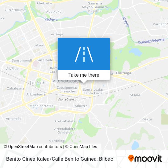 Benito Ginea Kalea / Calle Benito Guinea map