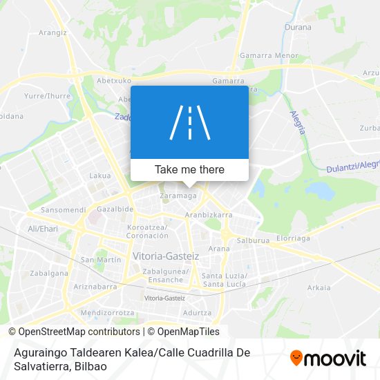 Aguraingo Taldearen Kalea / Calle Cuadrilla De Salvatierra map