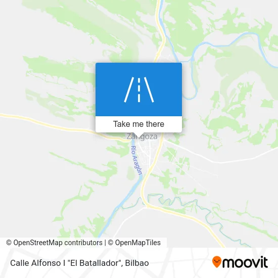 Calle Alfonso I "El Batallador" map