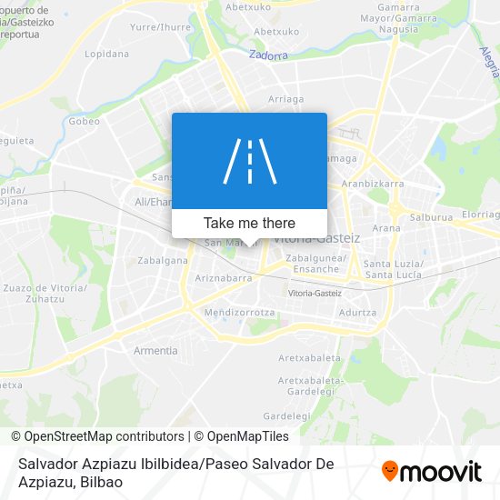 Salvador Azpiazu Ibilbidea / Paseo Salvador De Azpiazu map