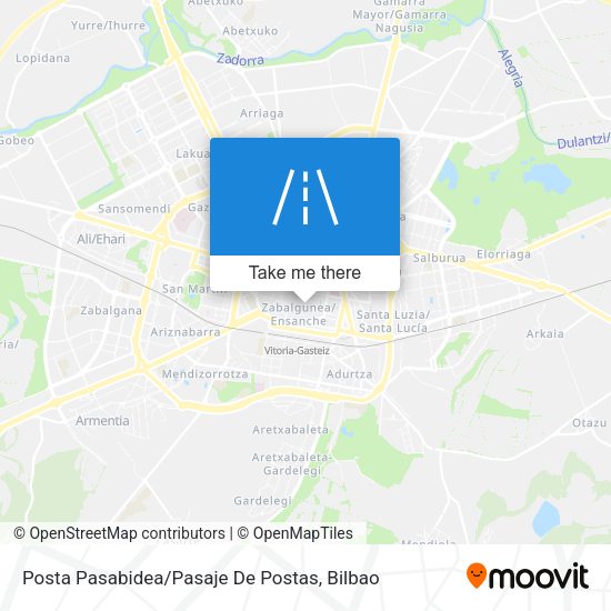 Posta Pasabidea / Pasaje De Postas map