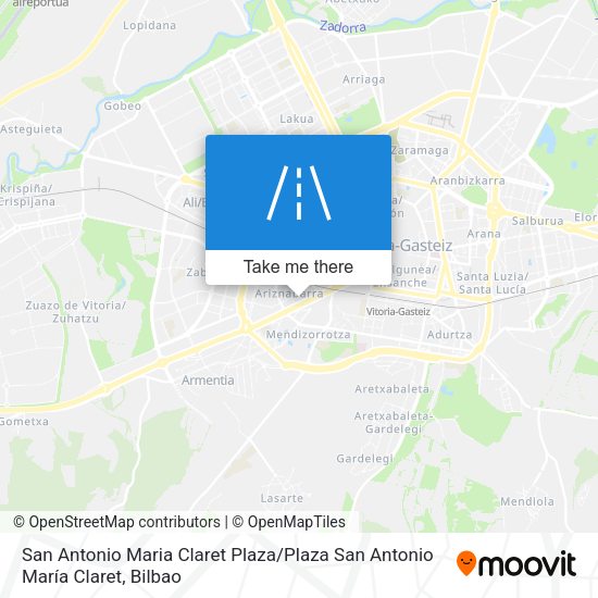 San Antonio Maria Claret Plaza / Plaza San Antonio María Claret map