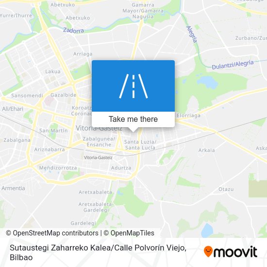 Sutaustegi Zaharreko Kalea / Calle Polvorín Viejo map