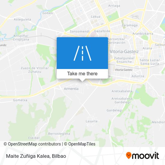 Maite Zuñiga Kalea map