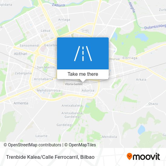 Trenbide Kalea / Calle Ferrocarril map