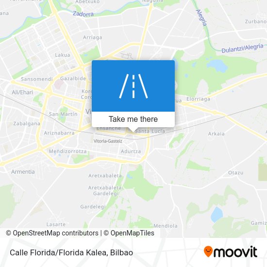 Calle Florida/Florida Kalea map