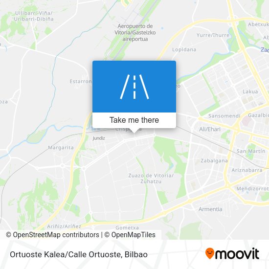 Ortuoste Kalea/Calle Ortuoste map