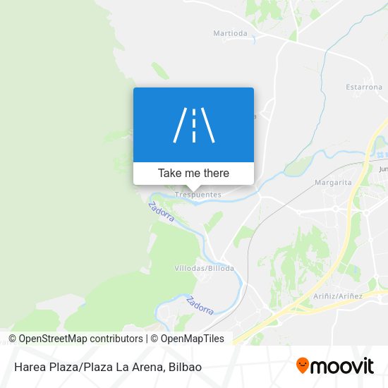 Harea Plaza/Plaza La Arena map