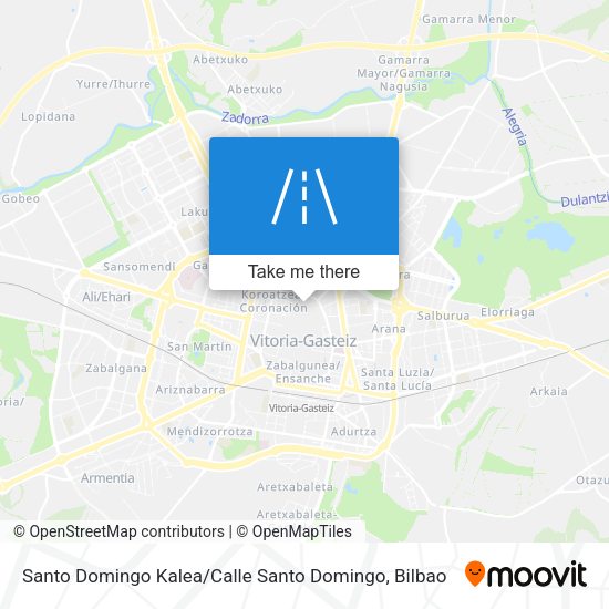 Santo Domingo Kalea / Calle Santo Domingo map