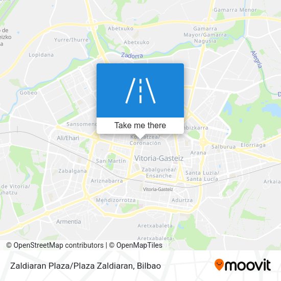 Zaldiaran Plaza / Plaza Zaldiaran map