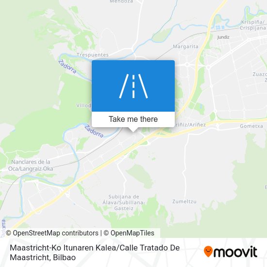 Maastricht-Ko Itunaren Kalea / Calle Tratado De Maastricht map
