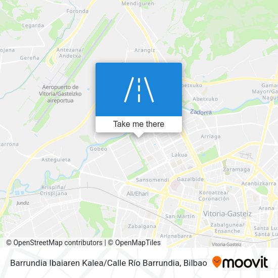 Barrundia Ibaiaren Kalea / Calle Río Barrundia map