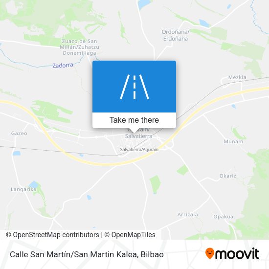Calle San Martín / San Martin Kalea map