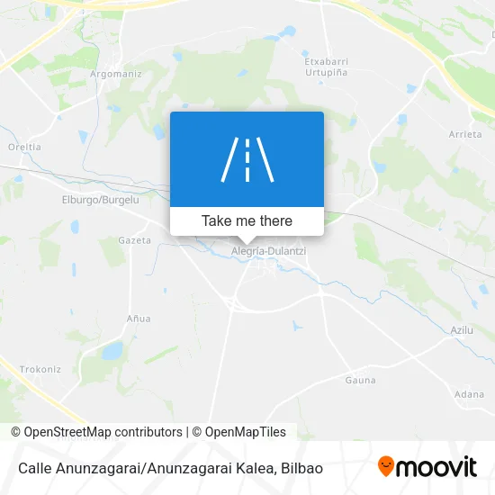 Calle Anunzagarai / Anunzagarai Kalea map