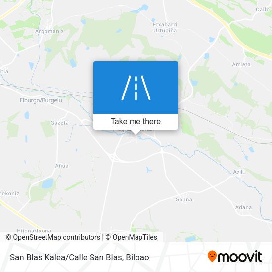 San Blas Kalea/Calle San Blas map