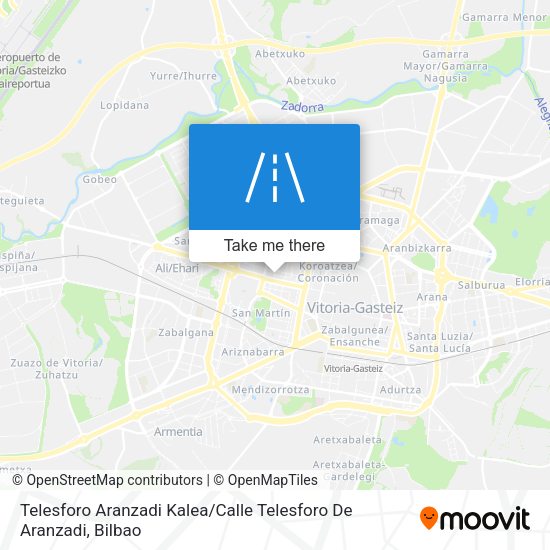 Telesforo Aranzadi Kalea / Calle Telesforo De Aranzadi map