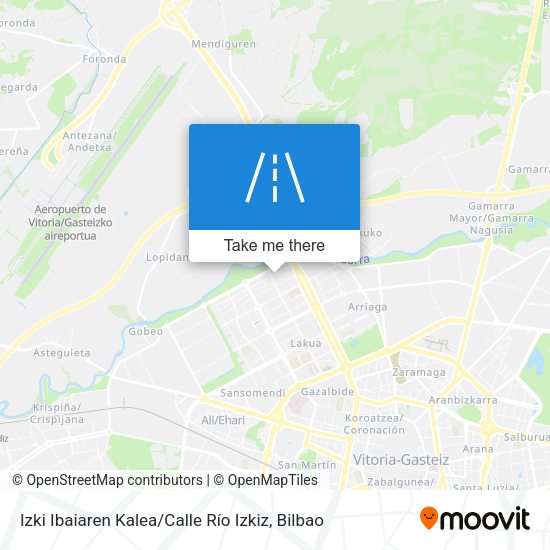 Izki Ibaiaren Kalea / Calle Río Izkiz map