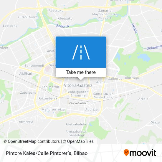 Pintore Kalea/Calle Pintorería map
