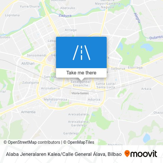 Alaba Jeneralaren Kalea / Calle General Álava map