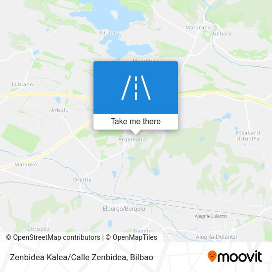 Zenbidea Kalea/Calle Zenbidea map