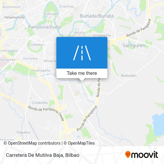 Carretera De Mutilva Baja map