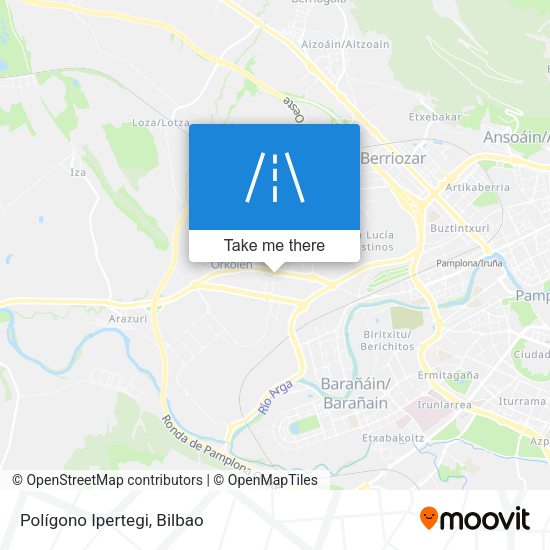 Polígono Ipertegi map