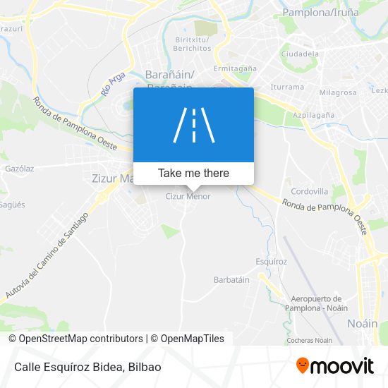 Calle Esquíroz Bidea map