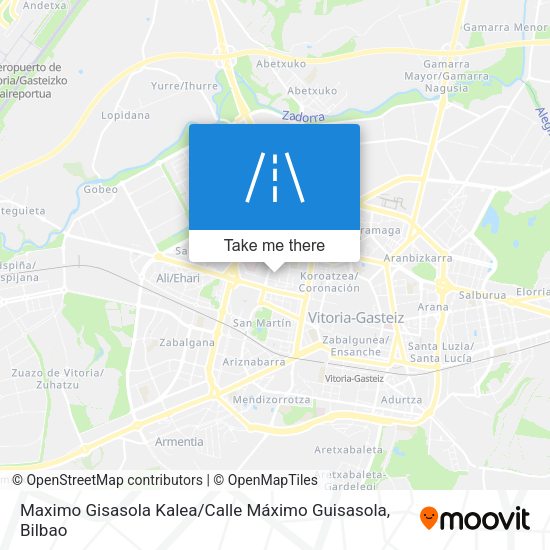 Maximo Gisasola Kalea / Calle Máximo Guisasola map