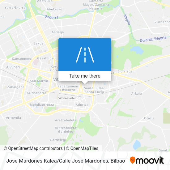 Jose Mardones Kalea / Calle José Mardones map