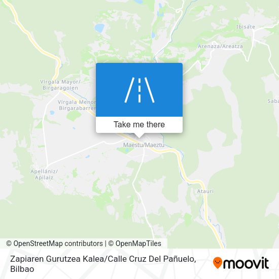 Zapiaren Gurutzea Kalea / Calle Cruz Del Pañuelo map