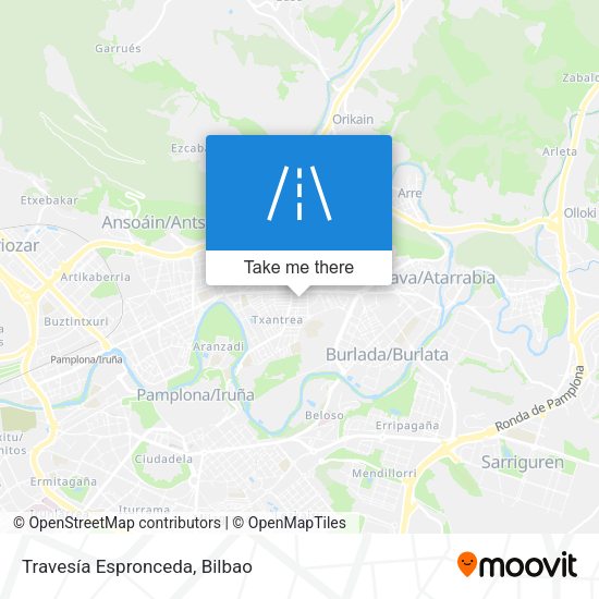 Travesía Espronceda map