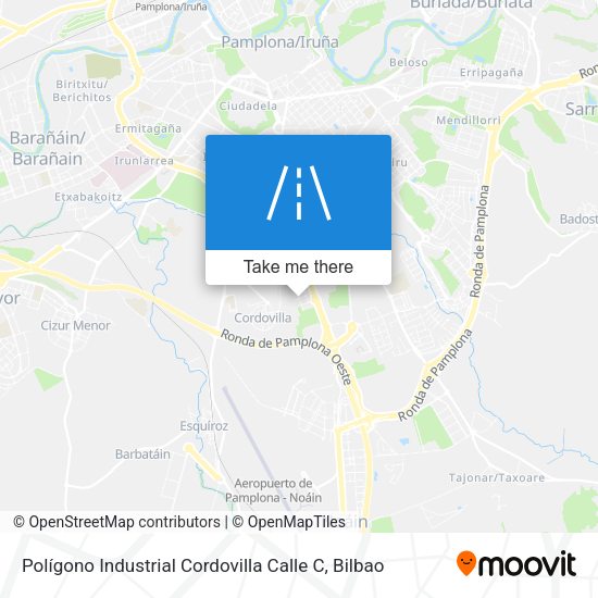 Polígono Industrial Cordovilla Calle C map