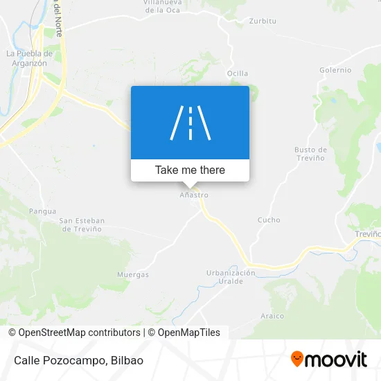 Calle Pozocampo map