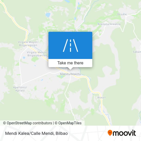 Mendi Kalea/Calle Mendi map