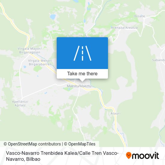 Vasco-Navarro Trenbidea Kalea / Calle Tren Vasco-Navarro map
