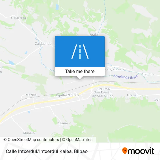 Calle Intxerdui / Intxerdui Kalea map