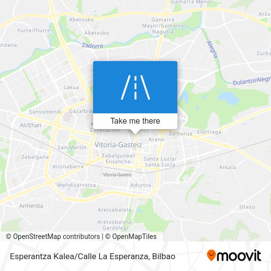 Esperantza Kalea / Calle La Esperanza map