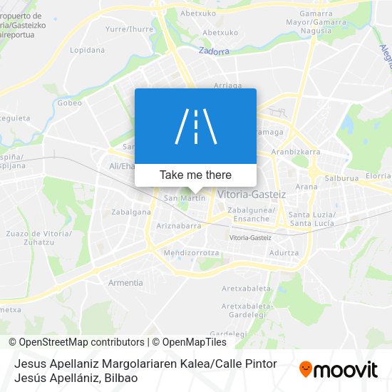 Jesus Apellaniz Margolariaren Kalea / Calle Pintor Jesús Apellániz map