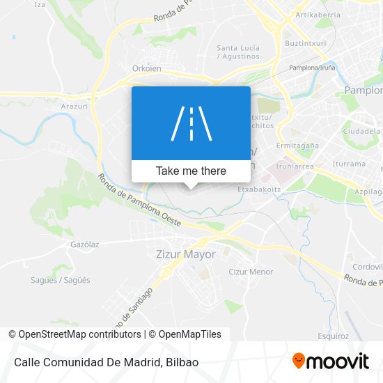 Calle Comunidad De Madrid map