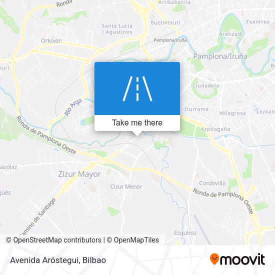 Avenida Aróstegui map