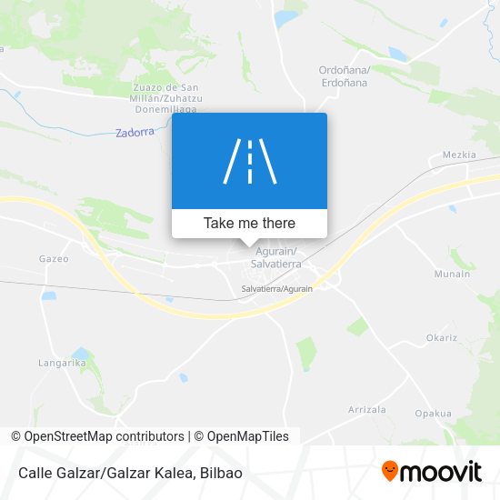 Calle Galzar/Galzar Kalea map