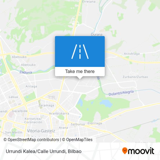 Urrundi Kalea/Calle Urrundi map