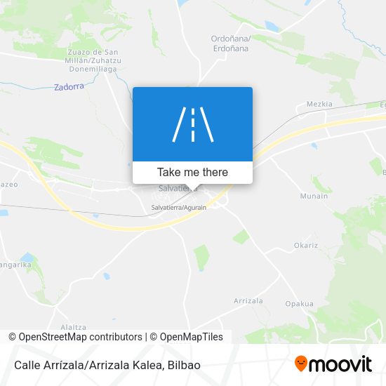 Calle Arrízala/Arrizala Kalea map
