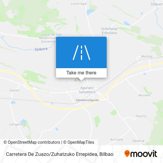 Carretera De Zuazo / Zuhatzuko Errepidea map