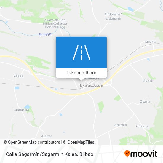 Calle Sagarmín/Sagarmin Kalea map