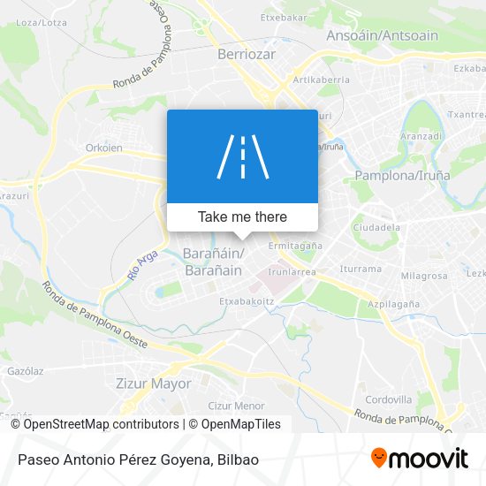 Paseo Antonio Pérez Goyena map