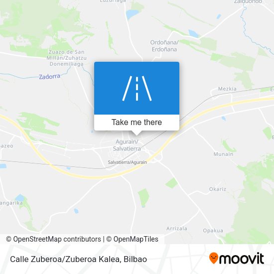 Calle Zuberoa/Zuberoa Kalea map