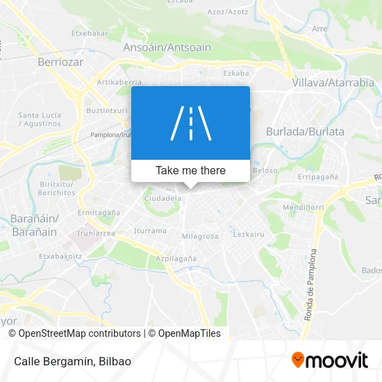 Calle Bergamín map